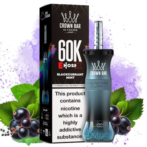 Al Fakher 60000 Blackcurrant Mint - Al Fakher Spain