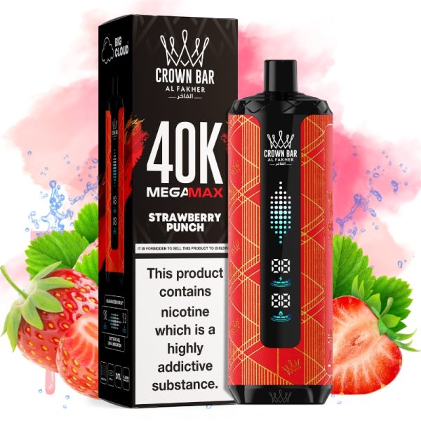 Al Fakher 40k Mega Max Strawberry Punch - Al Fakher Spain